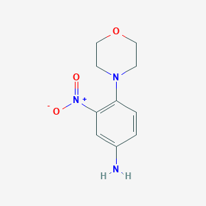 molecular formula C10H13N3O3 B1366084 4-(Morpholin-4-yl)-3-nitroaniline 