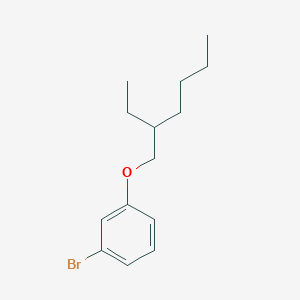 molecular formula C14H21BrO B13660865 1-Bromo-3-((2-ethylhexyl)oxy)benzene 