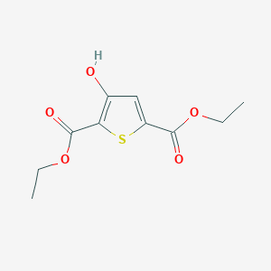 molecular formula C10H12O5S B1366088 Diethyl 3-hydroxythiophene-2,5-dicarboxylate CAS No. 99187-10-7