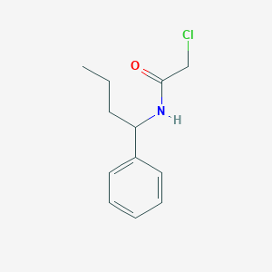 B1366091 2-chloro-N-(1-phenylbutyl)acetamide CAS No. 40023-34-5