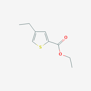 molecular formula C9H12O2S B13661010 Ethyl 4-ethylthiophene-2-carboxylate 
