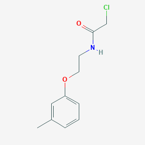 molecular formula C11H14ClNO2 B1366104 2-chloro-N-[2-(3-methylphenoxy)ethyl]acetamide CAS No. 50911-71-2
