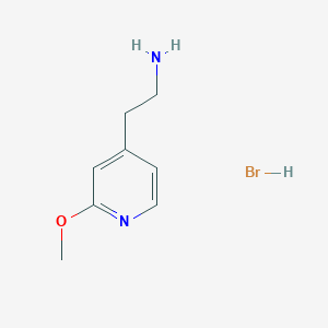 molecular formula C8H13BrN2O B13661040 2-(2-Methoxypyridin-4-yl)ethanamine hydrobromide 