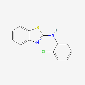 molecular formula C13H9ClN2S B1366107 N-(2-chlorophenyl)-1,3-benzothiazol-2-amine CAS No. 53088-07-6