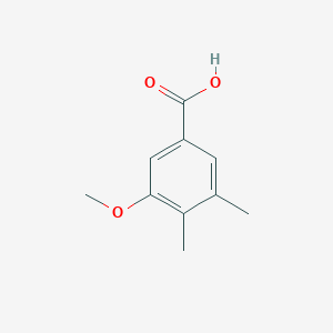 molecular formula C10H12O3 B13661086 3-Methoxy-4,5-dimethylbenzoic acid 