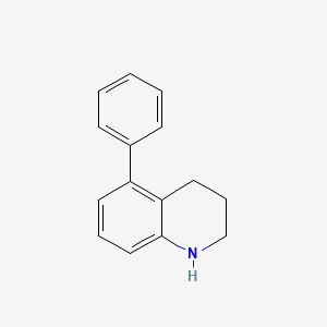 molecular formula C15H15N B13661122 5-Phenyl-1,2,3,4-tetrahydroquinoline 