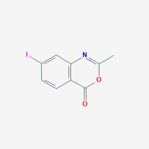 molecular formula C9H6INO2 B13661192 7-Iodo-2-methyl-4H-benzo[d][1,3]oxazin-4-one 