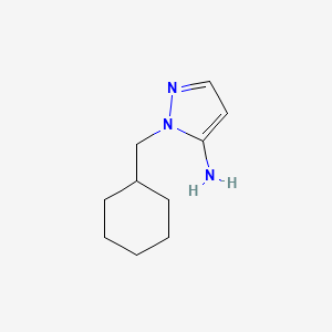 molecular formula C10H17N3 B1366124 1-(环己基甲基)-1H-吡唑-5-胺 CAS No. 3524-26-3