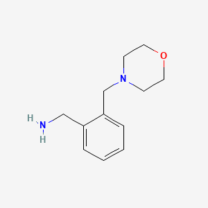 molecular formula C12H18N2O B1366131 2-吗啉-4-基甲基苄胺 CAS No. 91271-82-8