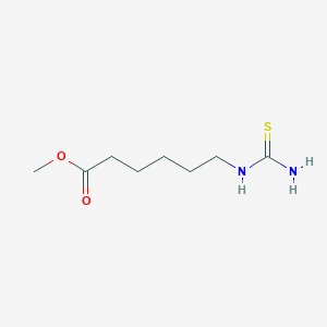 molecular formula C8H16N2O2S B1366134 Methyl 6-[(aminocarbonothioyl)amino]hexanoate CAS No. 98998-60-8