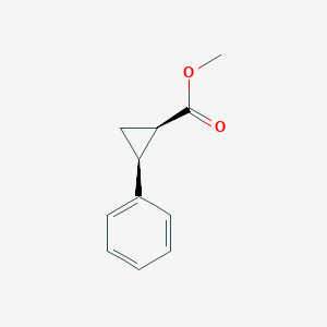 molecular formula C11H12O2 B13661452 cis-Methyl 2-phenylcyclopropane-1-carboxylate 