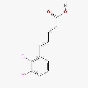 molecular formula C11H12F2O2 B13661505 5-(2,3-Difluorophenyl)pentanoic Acid 