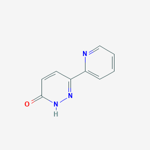 molecular formula C9H7N3O B1366171 6-Pyridin-2-ylpyridazin-3-ol CAS No. 66317-38-2