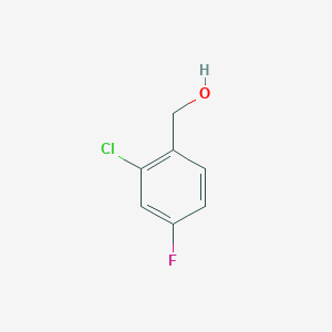 molecular formula C7H6ClFO B1366172 2-Chloro-4-fluorobenzyl alcohol CAS No. 208186-84-9