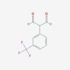 molecular formula C10H7F3O2 B1366175 2-[3-(三氟甲基)苯基]丙二醛 CAS No. 493036-49-0