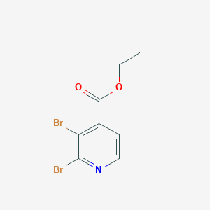molecular formula C8H7Br2NO2 B13661756 Ethyl 2,3-dibromoisonicotinate 