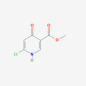 molecular formula C7H6ClNO3 B13661775 Methyl 6-chloro-4-hydroxynicotinate 