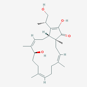 molecular formula C25H38O4 B136618 Terpestacin CAS No. 146436-22-8