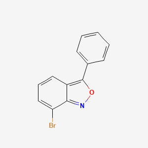 molecular formula C13H8BrNO B13661831 7-Bromo-3-phenylbenzo[c]isoxazole 