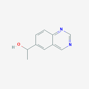 molecular formula C10H10N2O B13661856 1-(Quinazolin-6-yl)ethanol CAS No. 1150617-88-1