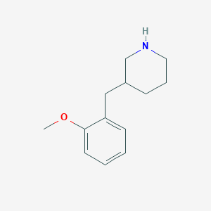 molecular formula C13H19NO B1366186 3-(2-Methoxy-benzyl)-piperidine CAS No. 420137-10-6