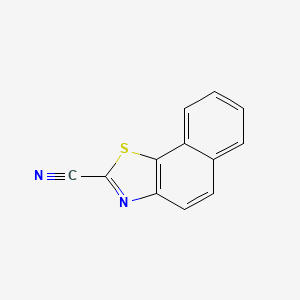 molecular formula C12H6N2S B13661887 Naphtho[2,1-D]thiazole-2-carbonitrile CAS No. 39785-43-8