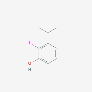 molecular formula C9H11IO B13661939 2-Iodo-3-isopropylphenol 