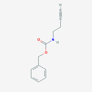 molecular formula C12H13NO2 B136620 Benzyl but-3-ynylcarbamate CAS No. 149965-78-6