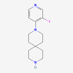 molecular formula C14H20IN3 B13662099 3-(3-Iodopyridin-4-yl)-3,9-diazaspiro[5.5]undecane 
