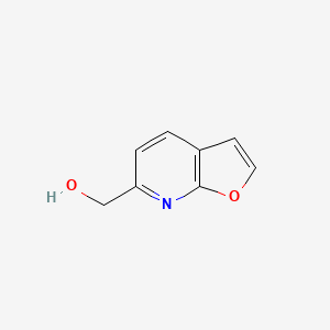 molecular formula C8H7NO2 B13662139 Furo[2,3-b]pyridin-6-ylmethanol 