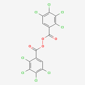 molecular formula C14H2Cl8O4 B13662185 Bis(2,3,4,5-tetrachlorobenzoyl) Peroxide 