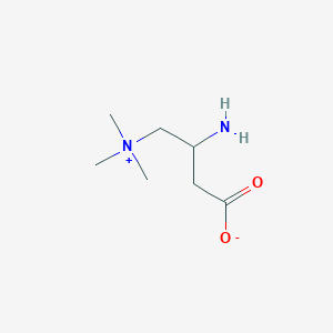 molecular formula C7H16N2O2 B1366220 3-Amino-4-(trimethylazaniumyl)butanoate 