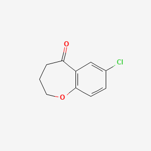 molecular formula C10H9ClO2 B1366233 7-Chloro-3,4-dihydro-2H-benzo[b]oxepin-5-one CAS No. 55579-90-3