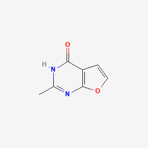 molecular formula C7H6N2O2 B13662347 2-Methylfuro[2,3-d]pyrimidin-4(3H)-one 