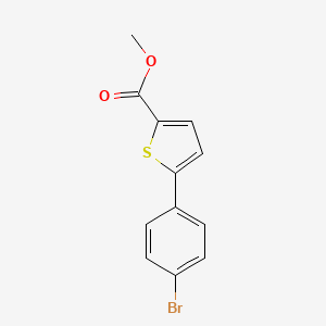 molecular formula C12H9BrO2S B1366239 Methyl 5-(4-bromophenyl)thiophene-2-carboxylate CAS No. 649569-57-3