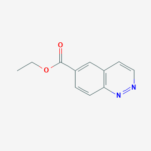 molecular formula C11H10N2O2 B13662399 Ethyl cinnoline-6-carboxylate 