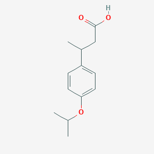 molecular formula C13H18O3 B1366246 3-(4-propan-2-yloxyphenyl)butanoic Acid 
