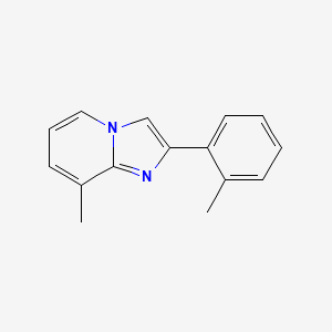 molecular formula C15H14N2 B13662462 8-Methyl-2-(o-tolyl)imidazo[1,2-a]pyridine 