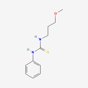 molecular formula C11H16N2OS B1366248 1-(3-甲氧基丙基)-3-苯基硫脲 CAS No. 55409-87-5