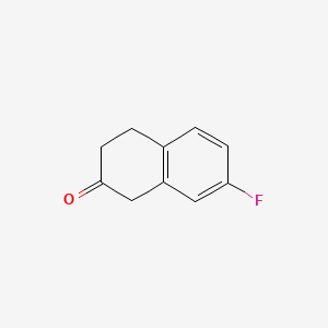 molecular formula C10H9FO B1366250 7-Fluoro-2-tetralone CAS No. 29419-15-6
