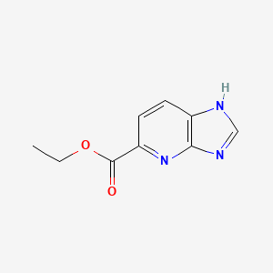 molecular formula C9H9N3O2 B13662671 Ethyl 3H-imidazo[4,5-B]pyridine-5-carboxylate 