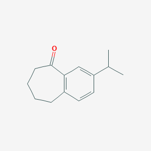 molecular formula C14H18O B13662675 2-Isopropyl-5,6,7,8-tetrahydro-benzo[7]annulen-9-one 