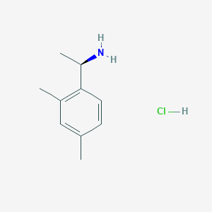 molecular formula C10H16ClN B13662713 (R)-1-(2,4-Dimethylphenyl)ethan-1-amine hydrochloride 