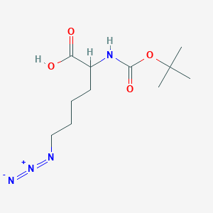 molecular formula C11H20N4O4 B13662747 Boc-Lys(N)-OH 