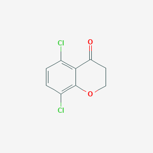 molecular formula C9H6Cl2O2 B1366275 5,8-dichlorochroman-4-one CAS No. 22406-36-6