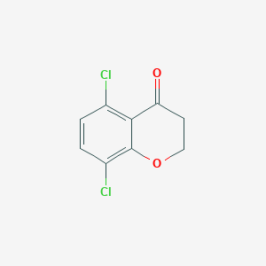 molecular formula C9H6Cl2O2 B1366275 5,8-dichloro-3,4-dihydro-2H-1-benzopyran-4-one CAS No. 22406-36-6
