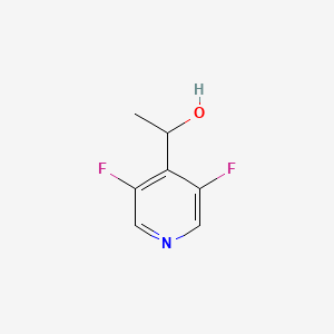 molecular formula C7H7F2NO B13662824 1-(3,5-Difluoro-4-pyridyl)ethanol 