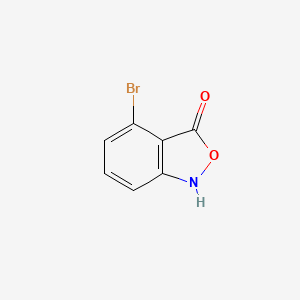 molecular formula C7H4BrNO2 B13662844 4-Bromobenzo[c]isoxazol-3(1H)-one 
