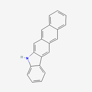 molecular formula C20H13N B13662971 5H-Naphtho[2,3-b]carbazole CAS No. 248-96-4