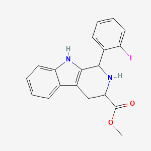 methyl 1-(2-iodophenyl)-2,3,4,9-tetrahydro-1H-pyrido[3,4-b]indole-3-carboxylate